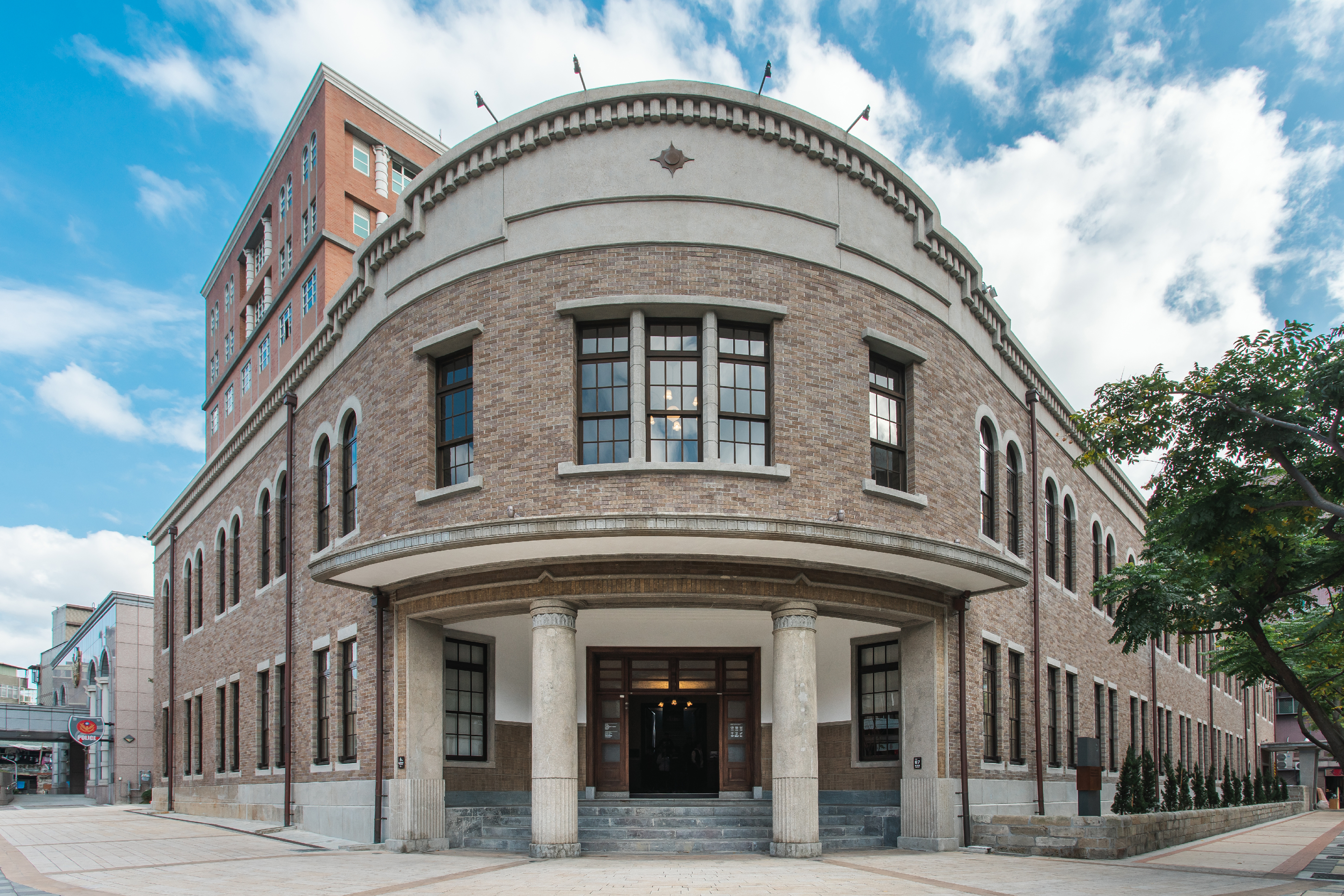 The old police station has been turned into a museum memorializing the fight for democracy in Taiwan.